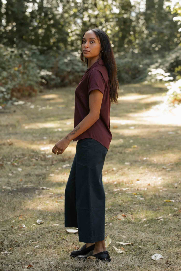 Innes Shirt - Burgundy