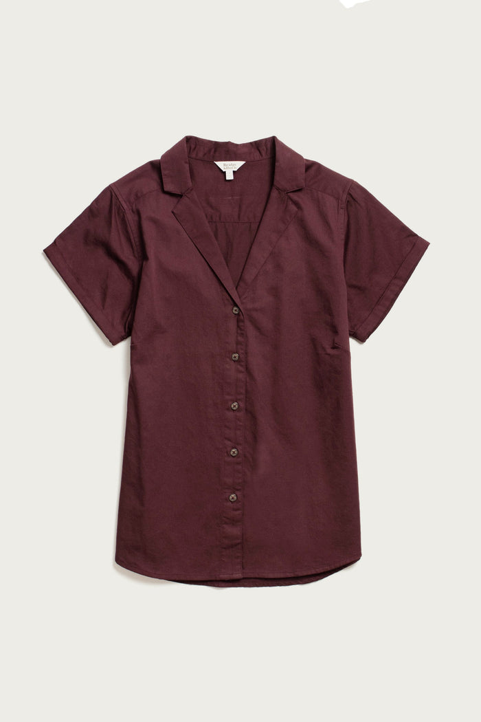 Innes Shirt - Burgundy