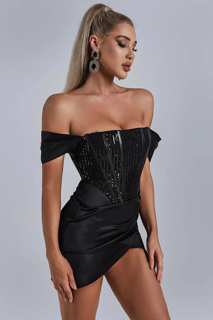 Isla Off-Shoulder Mini Dress Winteres