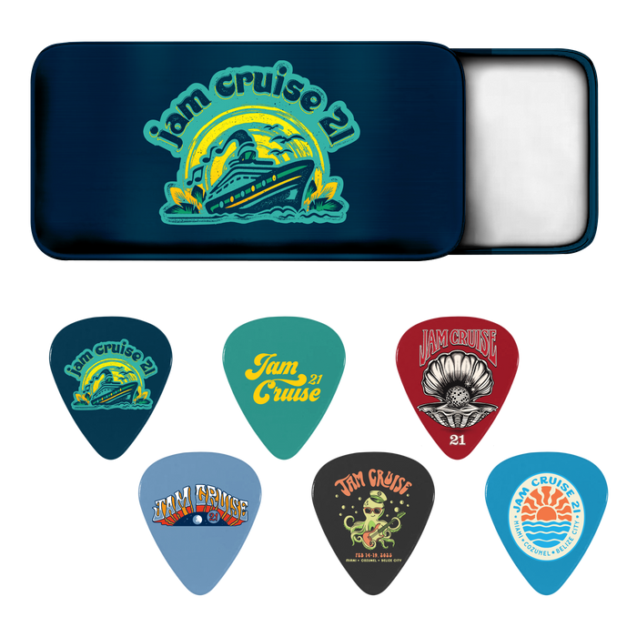 Jam Cruise 21 Guitar Picks & Tin Set