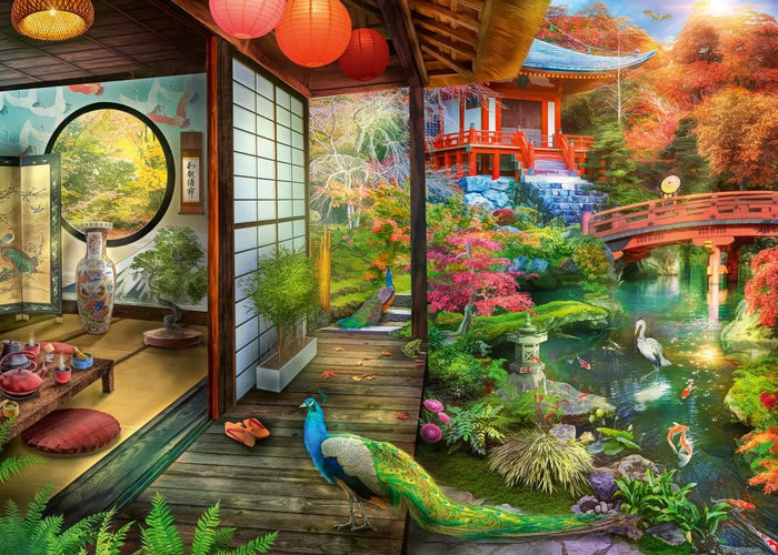 Japanese Garden Teahouse 1000pc Puzzle