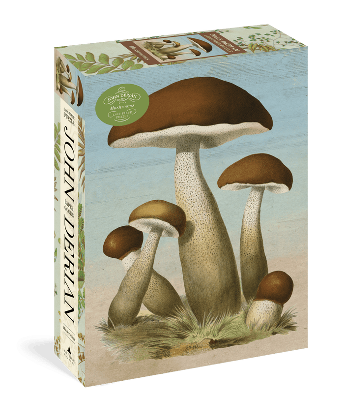 John Derian Paper Goods: Mushrooms 1,000-Piece Puzzle