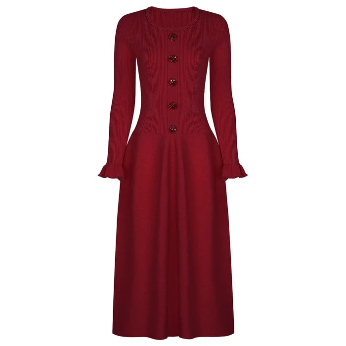 Kayla Knit Midi Dress Winteres