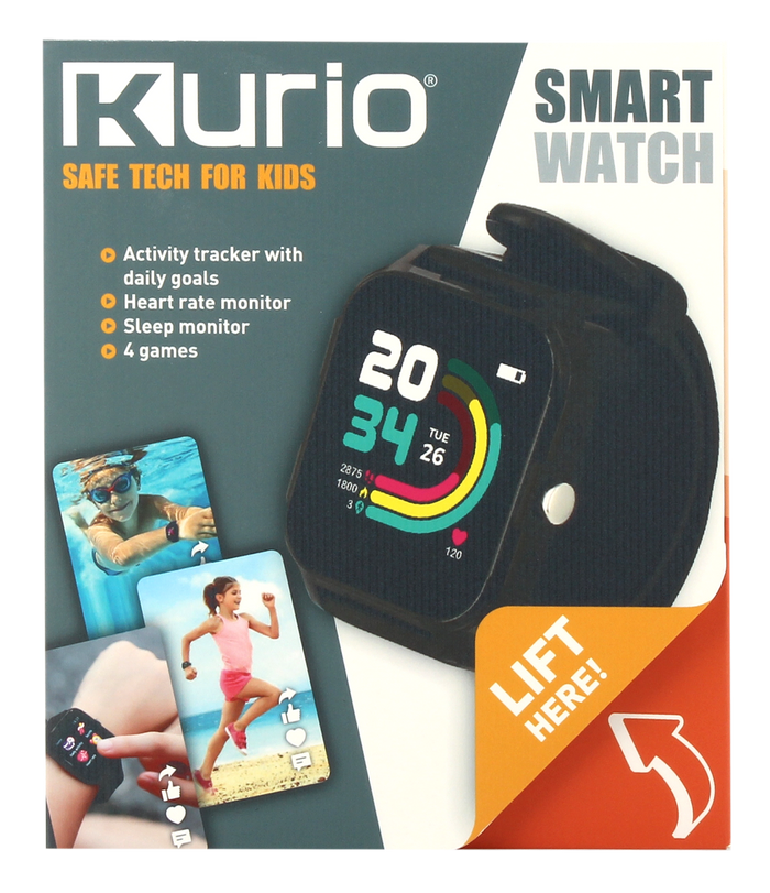 Kurio Smartwatch Black Battery Operated