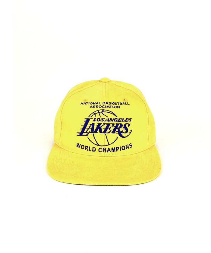 LA Lakers World Champions Snapback Hat by Mitchell & Ness