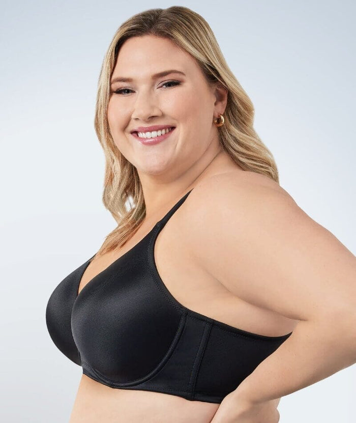 Leading Lady Molded Padded Seamless Wire-free Bra - Black Bras
