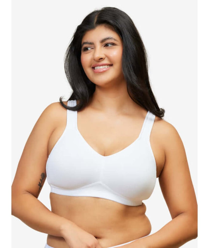 Leading Lady The Claire Wire-free Everyday Comfort Bra - White