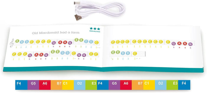 Learn with Lights Piano w/Stool