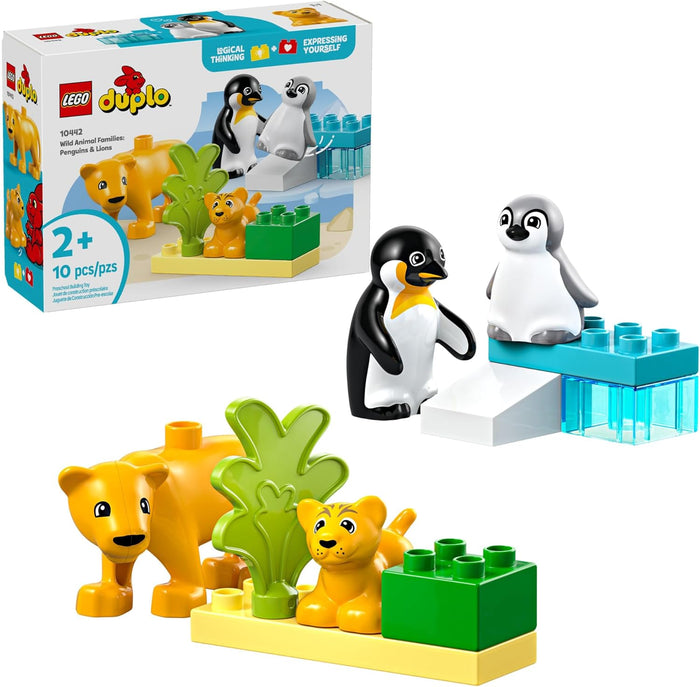 Lego 10442 - Duplo Wild Animal Families: Penguins & Lions