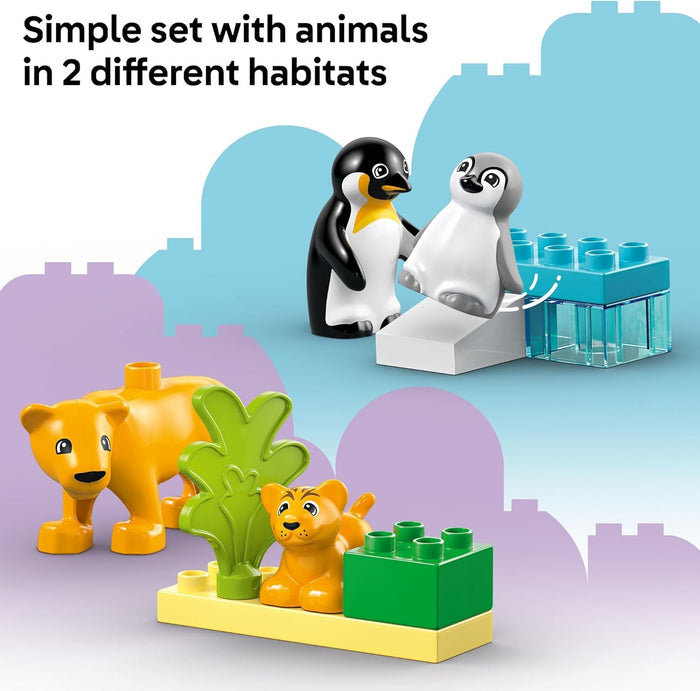 Lego 10442 - Duplo Wild Animal Families: Penguins & Lions