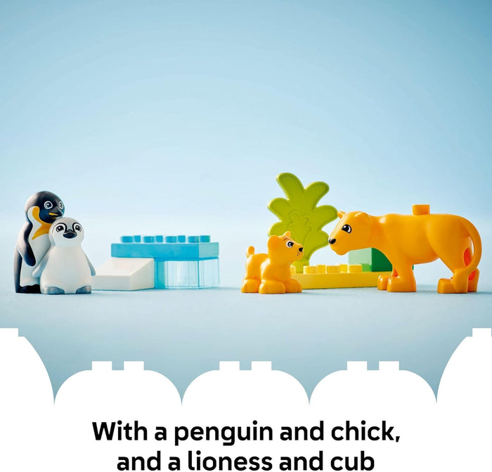 Lego 10442 - Duplo Wild Animal Families: Penguins & Lions