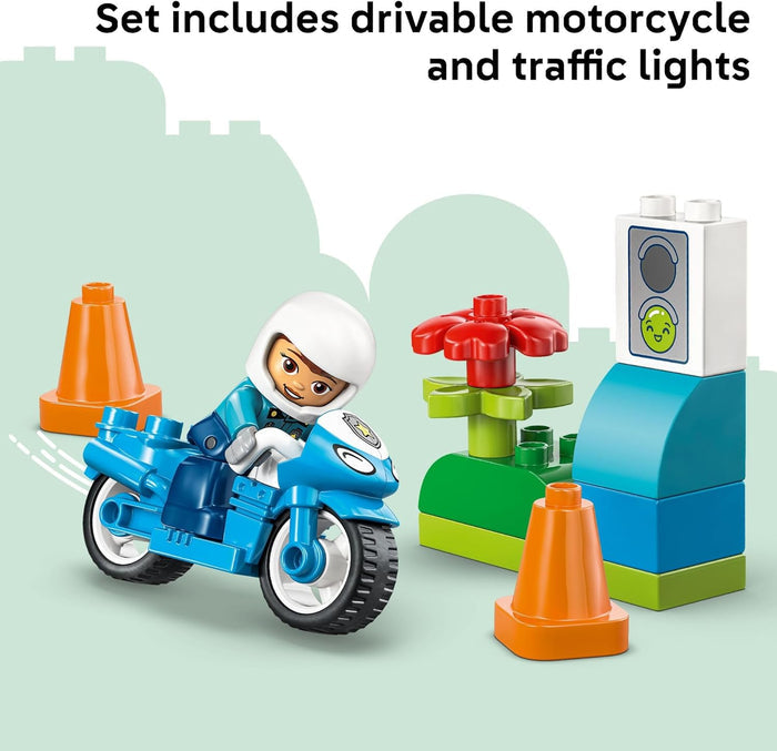 Lego 10471 - Duplo Blue Police Motorcycle