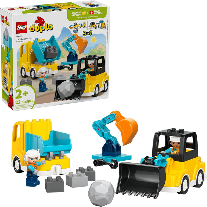 Lego 10475 - Duplo 3 in 1 Construction Vehicles