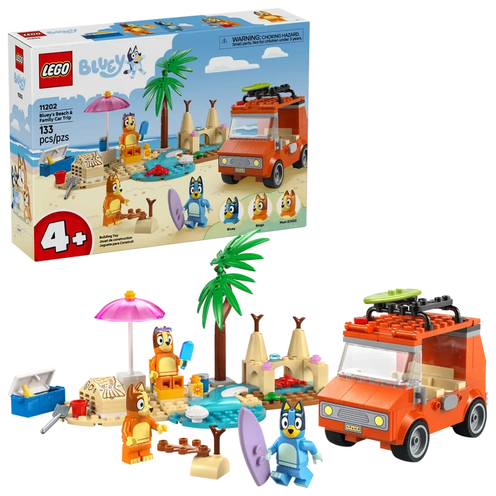 Lego 11202 - Bluey Bluey's Beach & Family Car Trip