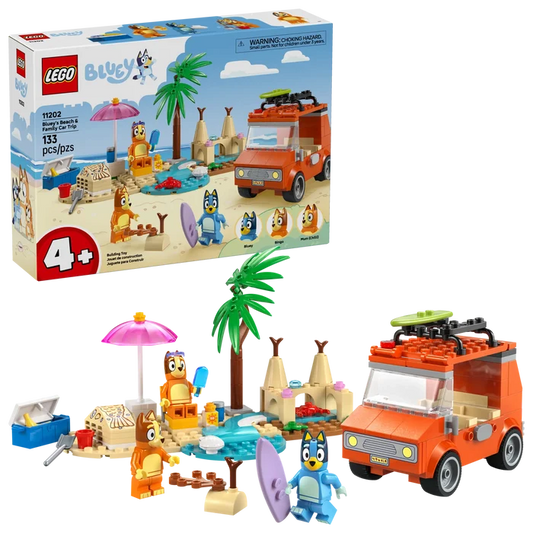 Lego 11202 - Bluey Bluey's Beach & Family Car Trip