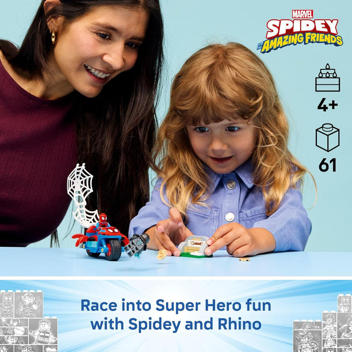 Lego 11206 - Marvel Spidey on his Motorcycle vs. Rhino