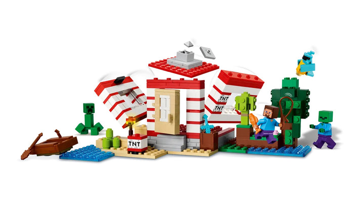 Lego 21275 - Minecraft The TNT Jungle House