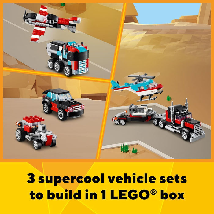 Lego 31146 - Creator Flatbed Truck with Helicopter