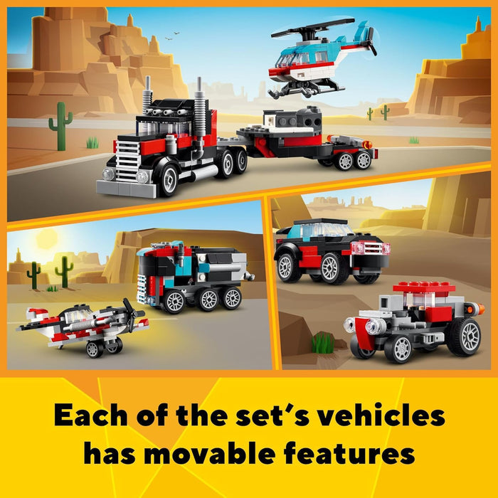 Lego 31146 - Creator Flatbed Truck with Helicopter