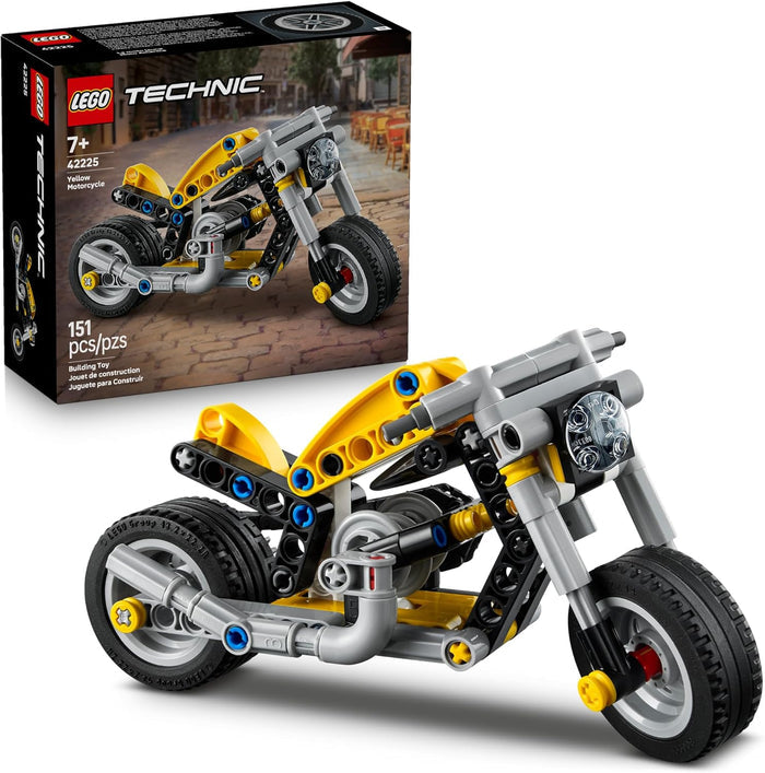 Lego 42225 - Technic Yellow Motorcycle