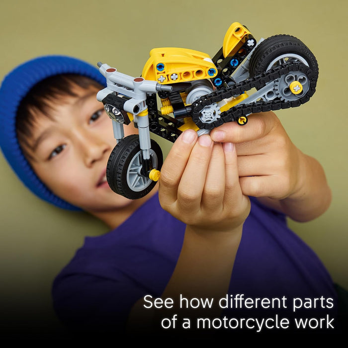 Lego 42225 - Technic Yellow Motorcycle