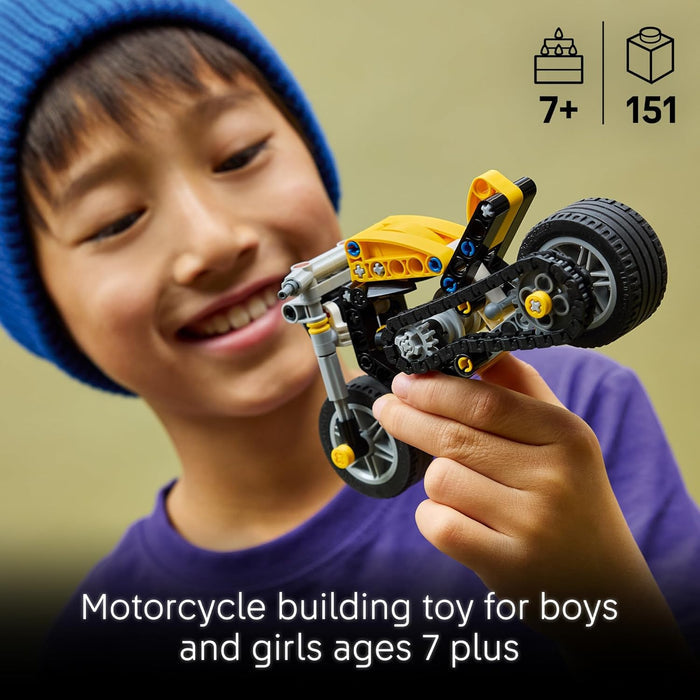 Lego 42225 - Technic Yellow Motorcycle
