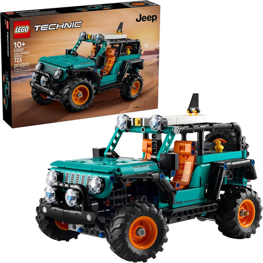 LEGO Technic Jeep set with packaging on a white background