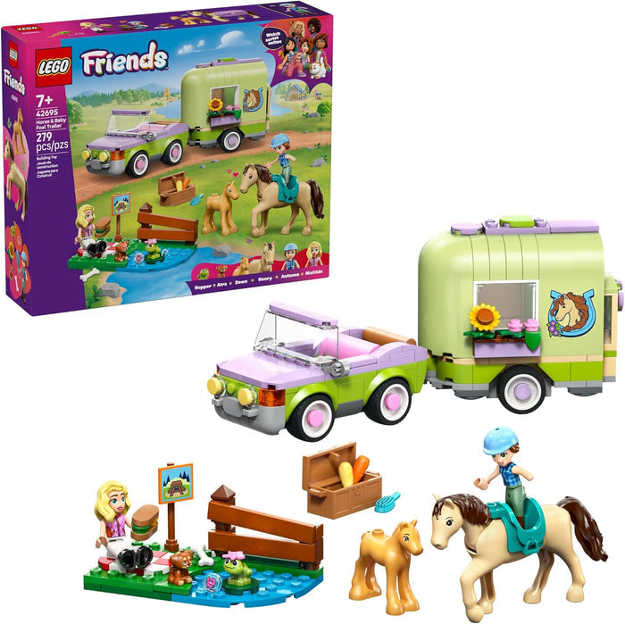 Lego 42695 - Friends Horse & Baby Foal Trailer