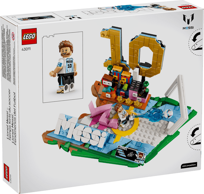 The finished set becomes a cool piece of Messi merch and soccer decor that fans can show off proudly. This creative toy makes a great sports gift for boys, girls and Messi fans on birthdays and special occasions. Instructions are available digitally in the LEGO Builder app, where star players can track their progress, and zoom in and rotate their creations in 3D.

Set contains 500 pieces.