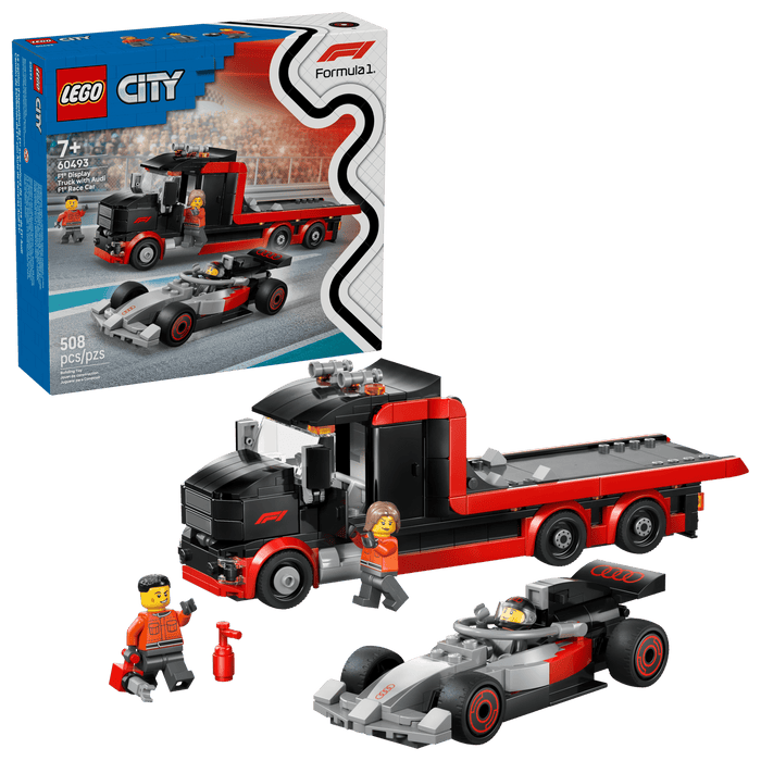 Lego 60493 - City F1 Display Truck with Audi F1 Race Car