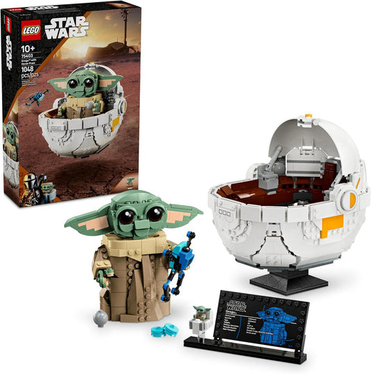 Lego 75403 - Star Wars The Mandalorian Grogu with Hover Pram