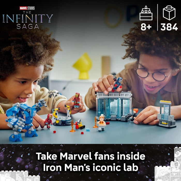 Lego 76315 - Marvel Iron Man's Laboratory: Hall of Armor