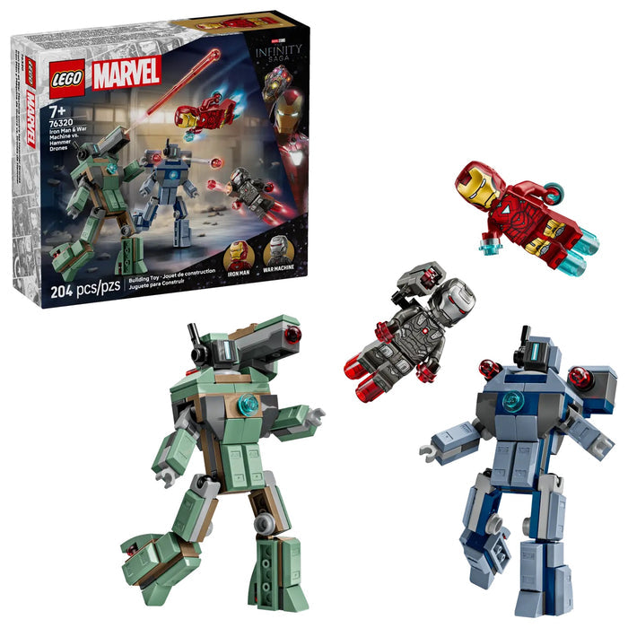Lego 76320 - Marvel Iron Man & War Machine vs. Hammer Drones