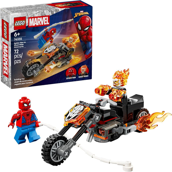 Lego 76335 - Marvel Spider Man vs. Ghost Rider Motorcycle