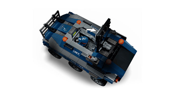 Toy vehicle model on a white background