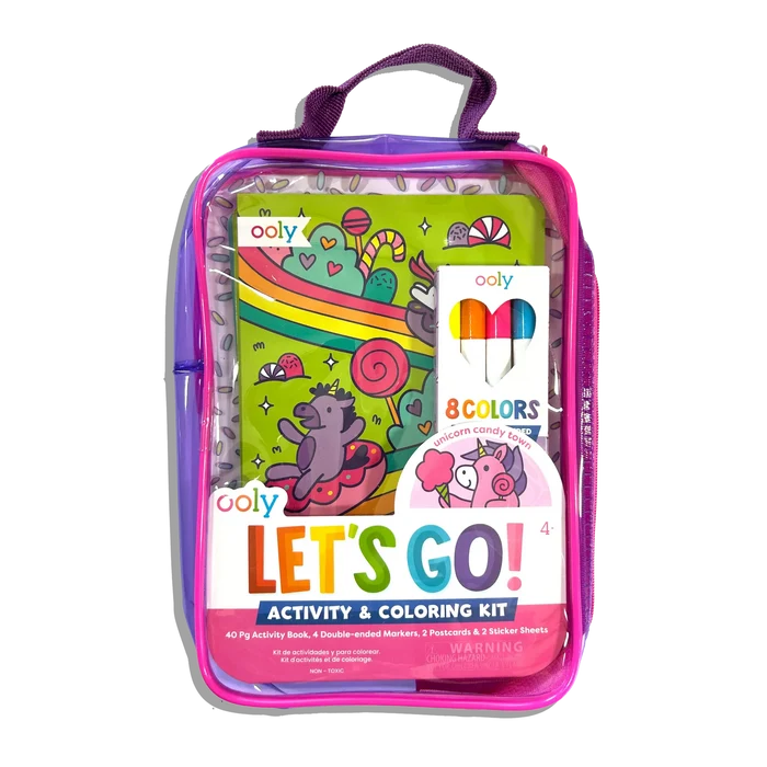 Let's Go! Activity & Coloring Kit