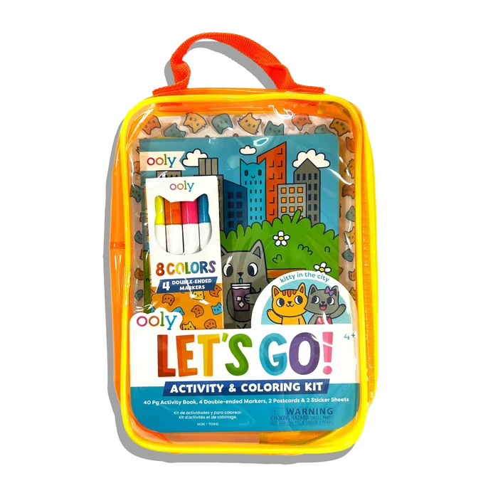 Let's Go! Activity & Coloring Kit