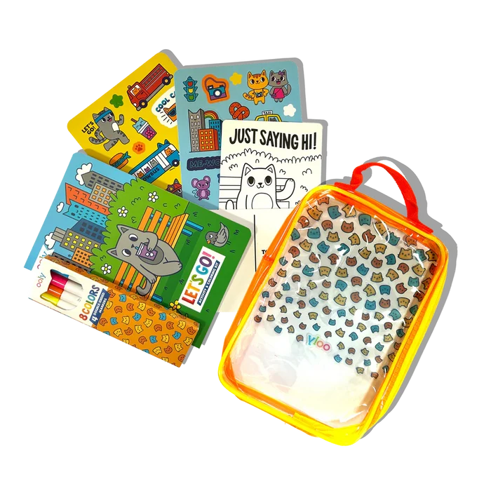 Let's Go! Activity & Coloring Kit