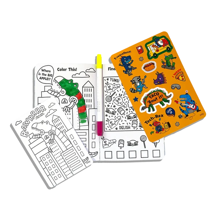 Let's Go! Activity & Coloring Kit