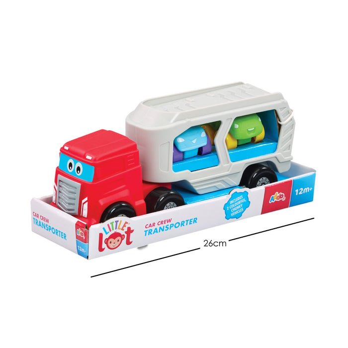 Little Lot Mini Vehicle Transporter Toddler Toy for Ages 1-3