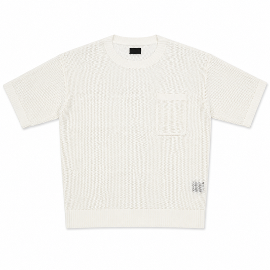 LOGO BASKET KNIT TEE