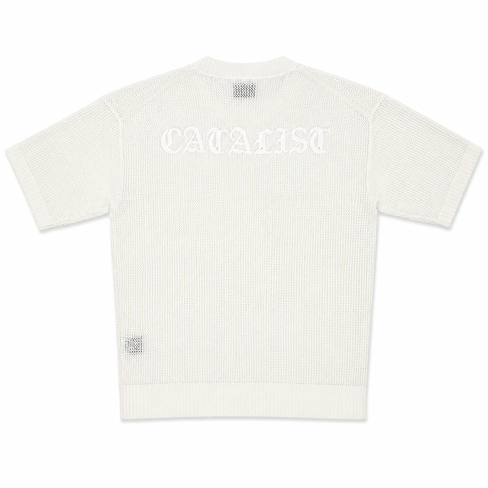LOGO BASKET KNIT TEE