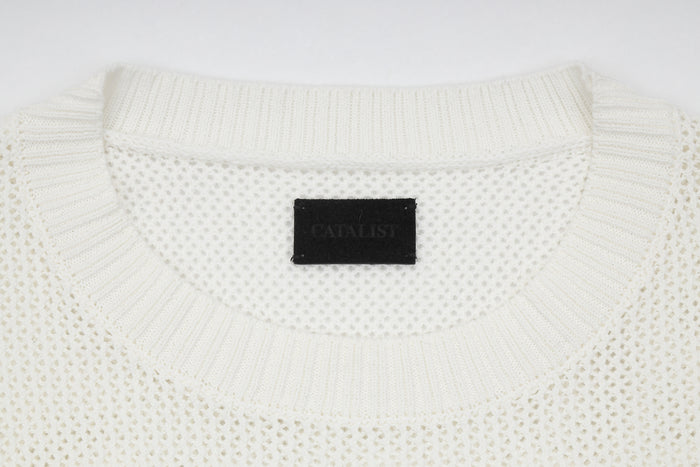 LOGO BASKET KNIT TEE