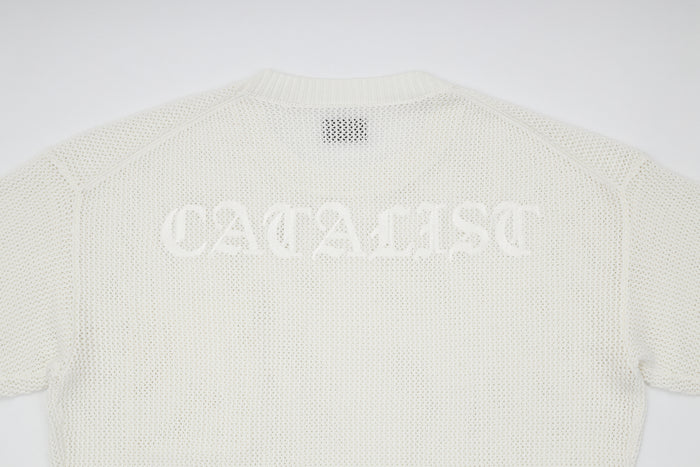 LOGO BASKET KNIT TEE