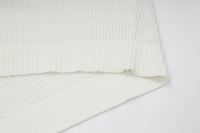 LOGO BASKET KNIT TEE