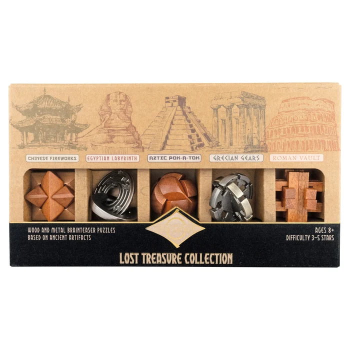 Lost Treasure Wood & Metal Brainteasers