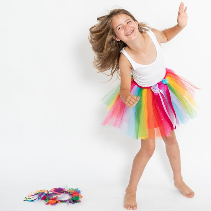 rainbow fairy skirt