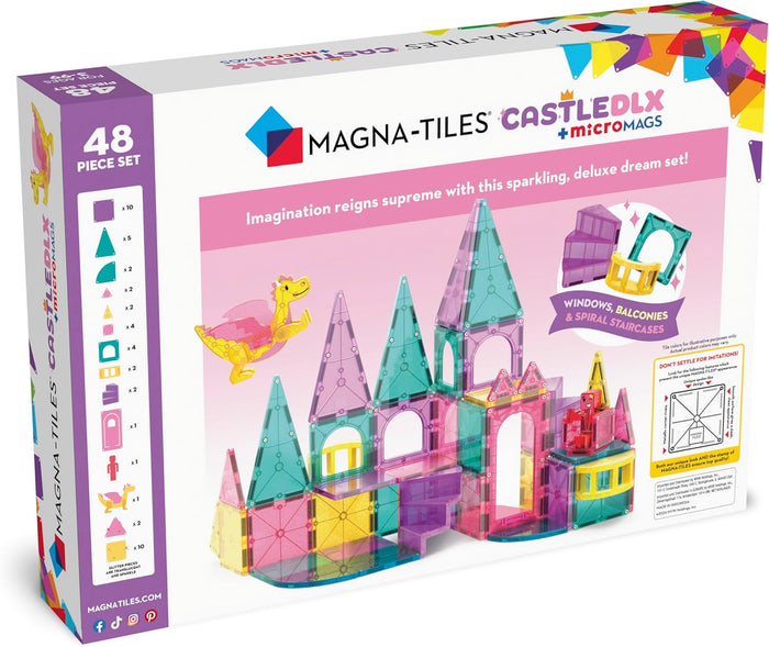 Magna Tiles Castle DLX 48 Piece Set