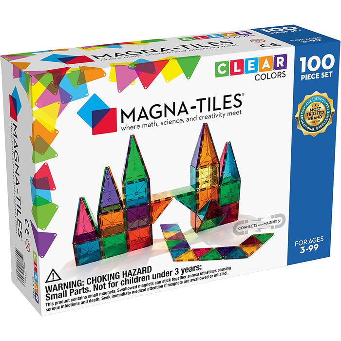 Magna Tiles Clear Colors Building Tiles