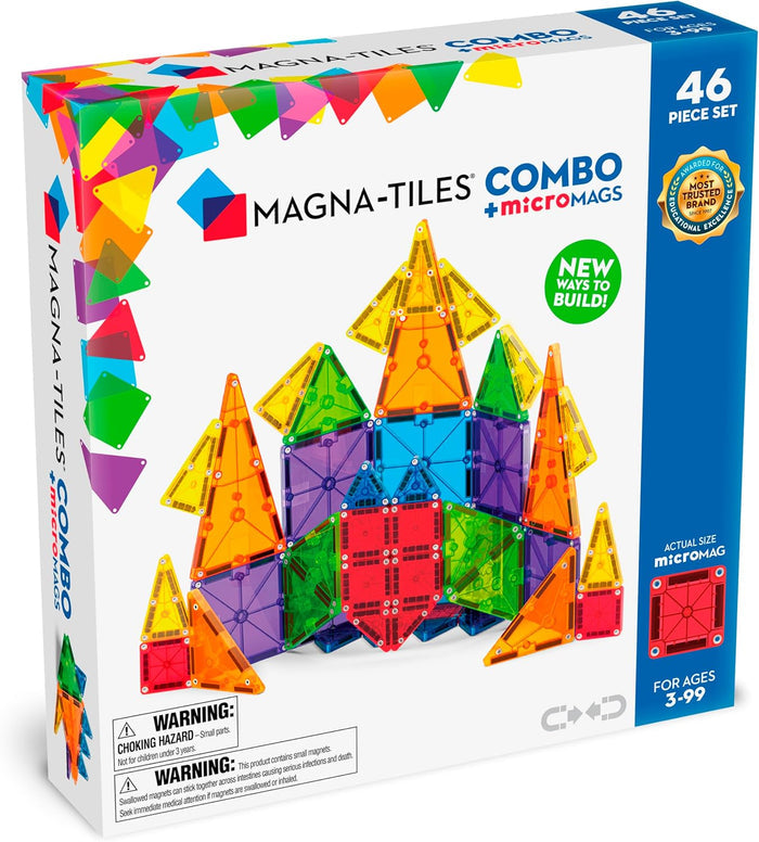 Magna Tiles Combo + microMAGS 46 Piece Set